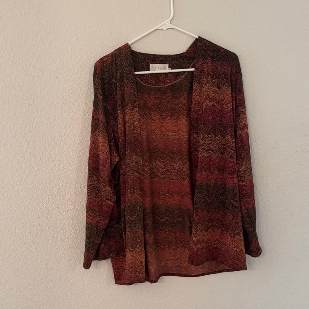 Vintage Vaquer Queensland Top and Cardigan Set - Picture 3 of 9